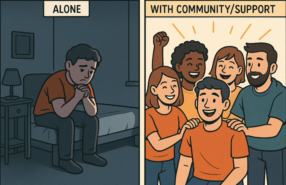 SoberPath community illustration